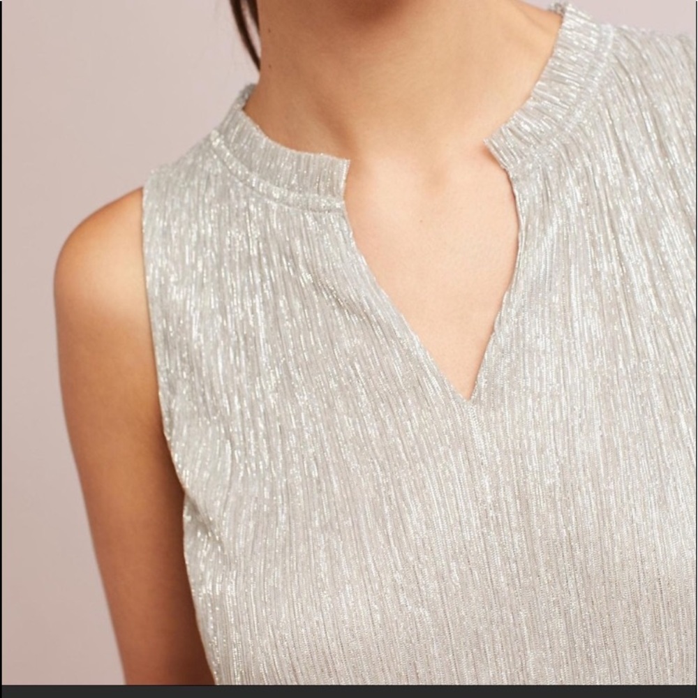 Vanessa Virginia By Anthropologie Shimmer Tank NWOT